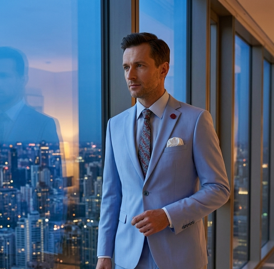 Sky Blue Two-Piece — view 1